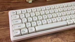 Hangul Keycap PBT Milky Cute Cat Keycaps Korean MOA Top print for office gamer 60% 65% 75% TKL 96% 100% Mechanical Keyboard