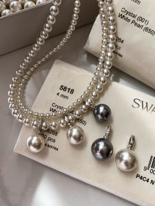 CAFFTI | Gray Off-White Single Pearl Pendant