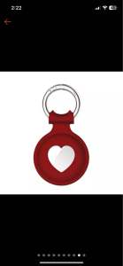 air tag heart shape tracker protection shell airtag case silcon holder protector anti lost Keychain tracker case waterproof