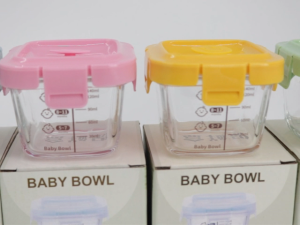 Baby Food Container with Leakproof Lid Small Food Storage Box for Baby Snack Container