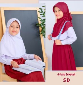 HIJAB KERUDUNG SEKOLAH ANAK 4-7 tahun