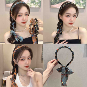 Mũi Khoan Búp Bê Phong Cách Hàn Quốc Thời Trang Mùa Hè Cho Phụ Nữ Phụ Kiện Tóc Lụa Thắt Lưng Ruy Băng Dệt Tóc Thắt Lưng