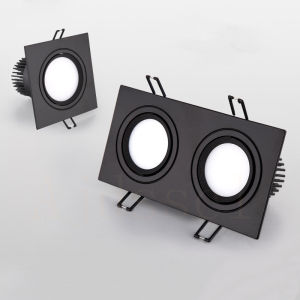 Led Downlight Square Ceiling Light Dimmable Cob Spot Light 7w 10w 20w AC85-265V Ceiling Recessed Lights Indoor Lighting