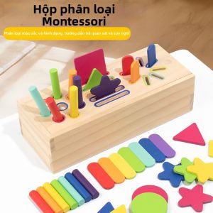 Đồ Chơi Nhận Biết Màu Sắc và Hình Dạng Montessori
