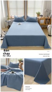 Grace | Bộ Đồ Giường 100% Bông Cotton Dùng Một Lần cho Ký Túc Xá