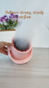 JAMAY Mini fan portable desktop fan 8000mah rechargeable 360 ​​° rotation 100 gears turbo fan high air volume desk fan student office silent F25