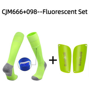Long-Tube Knee High Soccer Socks With Pockets Adults Youths Kids Size Integrated Sports Socks Can Insert Football Leg Guards