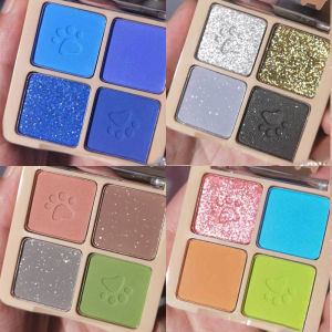Bảng Phấn Mắt Lì - Xanh Ô Liu Xanh Bụi Hồng Nhạt | Công Thức Có Thể Pha Trộn Được Màu Sắc Để Trang Điểm Chuyên Nghiệp | Kích Thước Đầy Đủ
