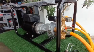 VIGOTECH มอเตอร์พ่นยาไฟฟ้า 3HP กำลังไฟ 2250W ชนปั๊มโรตารี่ 1 นิ้ว แรงดัน 50Bar (ทองเหลืองแท้100%)