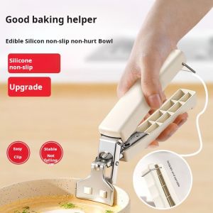 Stainless steel kitchen household anti scald clip bowl clip multifunctional anti scald hand clip plate steaming dish clip bowl