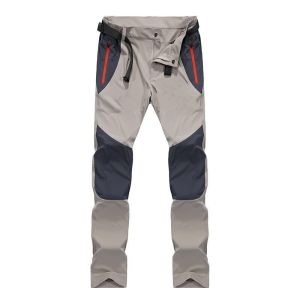 Quick-Dry Pants Summer Outdoor Elastic Breathable Mens Mountaineering Thin Blazer Hiking Fast Fishing Trousers Fashionable Pants