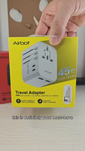 Airbot Air-308MAX | Universal Travel Adapter 45W