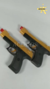 Mainan Anak Pistol Led Tembakan Musikal Batreai Acekids M691