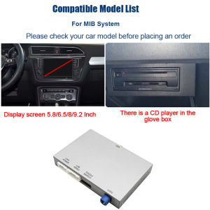 2025 Carplay Android Auto For Volkswagen Golf 7 MIB1/MIB2 Tiguan Lamando Passat B8 Teramont With Support OEM aftermarket cameras