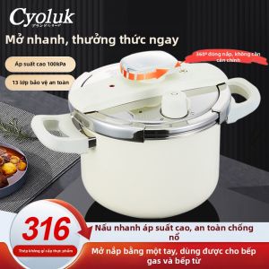 Nồi Áp Suất Nấu Nhanh Thép Không Gỉ 316