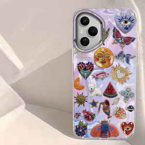 Retro Heart Face Sun Eye Phone Case For Honor 400 200 90 Smart Pro Magic7 6 5 70 Lite X9a X9c X9b X8a X8b X6c X7b X7c X6b Cover