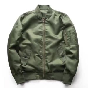 Cross-Border AliExpress  Spring and Autumn Stand Collar Jacket Mens Air Force One MA-1 Pilot Mens Jacket