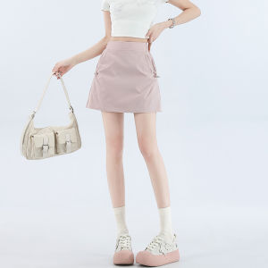 La Chapelle | Gray Lightweight Anti-see-through High-waisted A-line Semi-formal Skirt