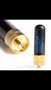 OUHOE | [NC]SRH-805S SMA-F Female Dual Band Antenna For UV-5R BF-888S Radio 5CM[NC]
