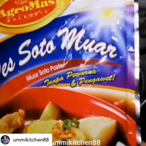 (Agromas) Muar Soto Paste 120gram / Authentic & Easy to Cook / Authentic Malaysian Soto / Rich & Delicious Flavour