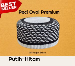 Paket Satu Kodi (20 pcs) Peci Rajut Oval Dewasa Kopyah Souvenir Haji Umroh Tahlil