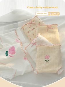 Womens Underwear Pure Cotton Cute Girl Mid-Waist Girls Class a Pure Cotton Antibacterial Crotch Girls 2023 New Arrival Breathable Shorts