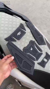 【GX188】 Tank pats rubber protector Honda ADV 160/150 rubber embossed thick