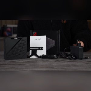 FIREBAT AM02 Mini PC Black AMD Ryzen 5 6600H 16GB Onboard Memory 512GB SSD Windows 11 Home