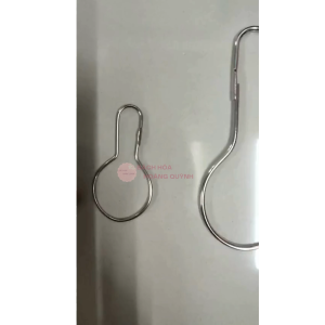 Combo 10 cái móc treo rèm size lớn quần áo hàng hóa  móc khoen lớn treo vật dụng hình trái bầu bằng thép không gỉ giá rẻ và cứng cáp.