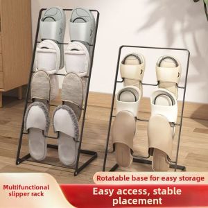 Space Saving Multi-layer Iron Slippers Rack