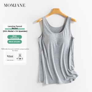 Mom Jane | Nursing Vest Strappy TENCEL Modal Summer Lightweight Lactation Underwear-Free