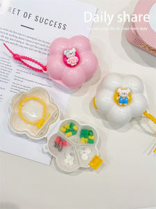 Travel Portable Mini Sealed Moisture Proof Medicine Box Daily Three Meals before And after Meal Durable Storage Organizer