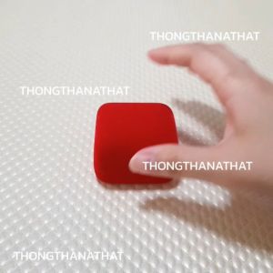 กล่องแดงกำมะหยี่ใส่จี้ *ไซส์เล็ก* กล่องใส่เครื่องประดับ กล่องจี้ กล่องเครื่องประดับ กล่องใส่จี้ กล่อง