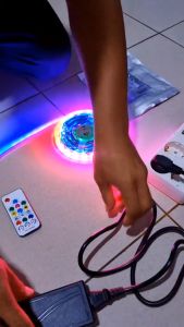 LED Strip RGB 5050 WS2811 / WS 2811 / 2811 IC + Remote Control IP33 INDOOR ONLY