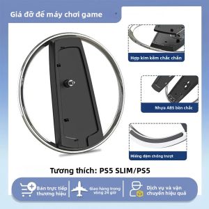 Giá Đỡ Làm Mát Dọc Bằng Kim Loại Cho PS5/Slim/Pro Giá Đỡ Chống Trượt Đế Giữ Playstation PS5 Phụ Kiện