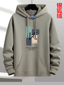 เสื้อฮู้ดผ้าขนแกะหนาสำหรับผู้ชาย ฤดูใบไม้ร่วง/ฤดูหนาว เสื้อคลุมกันหนาวแบบสวมหัวหลวมๆ อบอุ่น เสื้อผ้าผู้ชาย เสื้อฮู้ดแฟชั่น