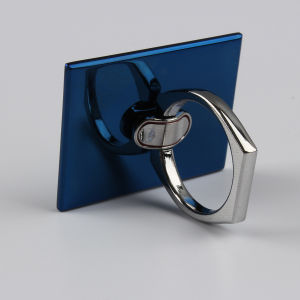 High Quality Full Metal Ring Holder Phone Stand Simple Design Anti-Fall Desktop Support Sticky Universal Back Adhesive