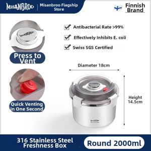Misanbroo | Vacuum Sealed Moisture-Proof Storage Box