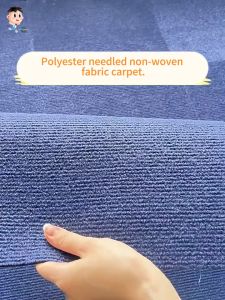 Self-adhesive Polyester Fabric Carpet Mat Waterproof Anti-slip Wear-resistant Suitable for Office and Bedroom Comfortable Carpet (each Piece Measures 30 * 30 Cm).