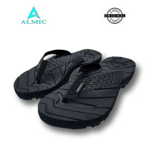 ALMIC-Sandal Jepit Gunung Adventure Edge Abu pria wanita|Sendal Jepit Outdoor Dewasa karet