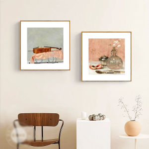 Artistic Decorative Painting Vintage Frame Bedroom Sofa Wall Artistic Print Landscape Oil Canvas Living Room Restaurant Bed Headboard