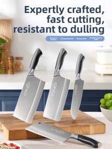 SHI BA ZI ZUO | Multipurpose Sharp Kitchen Knife Stainless Steel