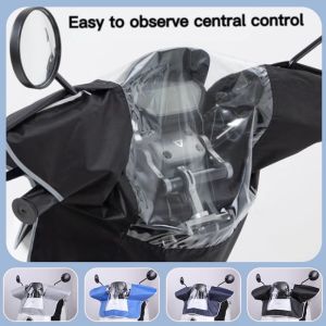 Motorcycle Front Rain Cover for Sun Protection Universal Waterproof Dashboard Sun Protection Cover