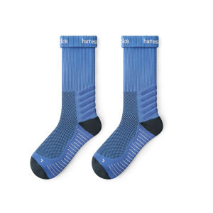 PRIMEET | Mens Breathable Long Sport Socks for Summer Outdoor Cycling Hiking Running
