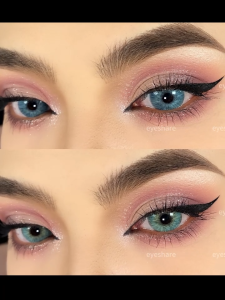 Eyeshare Estonia Green 1pair/2pcs Color Contact Lens Bigeyes 14.5mm Natural Soft Contact Lense