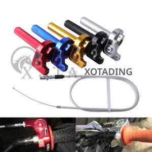 มือจับคันเร่งมอเตอร์ไซค์แบบสากล Quick Twister7 ขนาด 8 นิ้ว ใช้ได้กับ Honda CRF50 70 110 IRBIS 125 250 Dirt Bike ATV