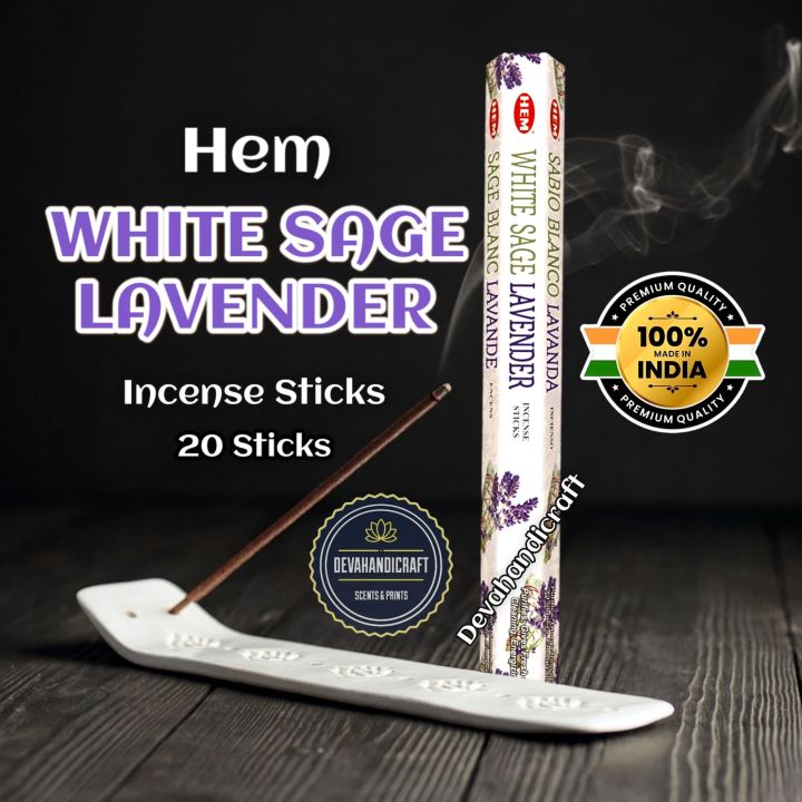 Hem WHITE SAGE LAVENDER Incense Sticks (20 Sticks) Lazada PH