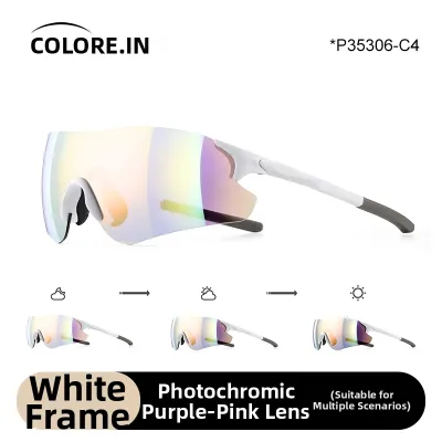 COLORE.IN | Running Cycling Hiking Windproof UV Protection Sports Sunglasses
