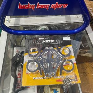Breket lampu cnc mos atau kupingan lampu cb100 universal as 31 33