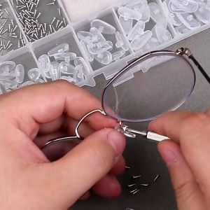 Nose Holder Glasses Accessories Screw-lock Clip Type Myopia Frame Silicone Sunglasses Bracket Nose